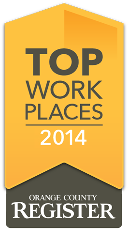 McGuff Top Workplaces in Orange County 2014 Award