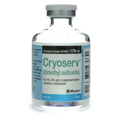 DMSO 99% Cryoserve®, (Dimethyl Sulfoxide), Sterile, MDV, 50mL Vial
