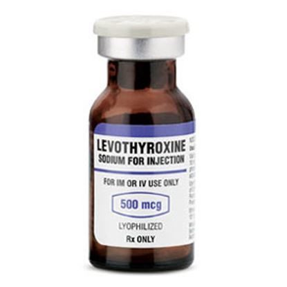 Levothyroxine Sodium Powder, 500mcg/Vial, SDV, 10mL Vial