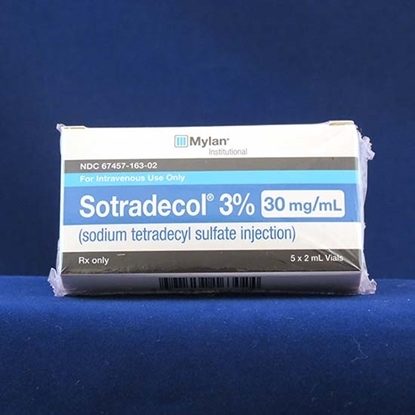 Sotradecol 3%, 30mg/mL, MDV, 2mL, 5 Vials/Tray