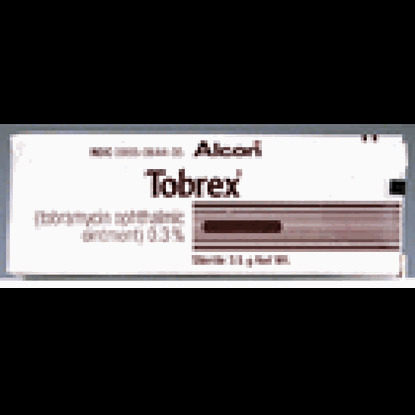 Tobrex®, (tobramycin ophthalmic solution), 0.30%, Ophthalmic, Ointment, 3.5gm Tube