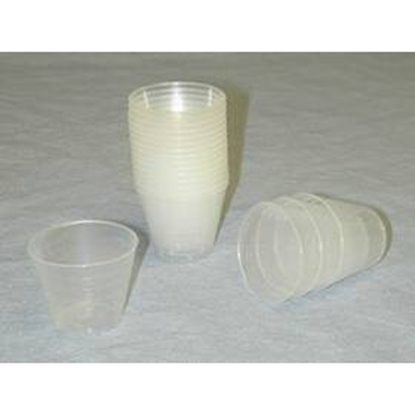 Cups, Medicine 1 ounce Graduation, Clear Plastic, Medi-Pak™, 100/Package