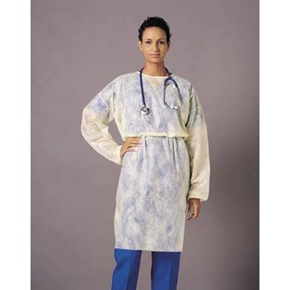 Gowns, Isolation, Yellow, Non-Sterile, 10/Bag