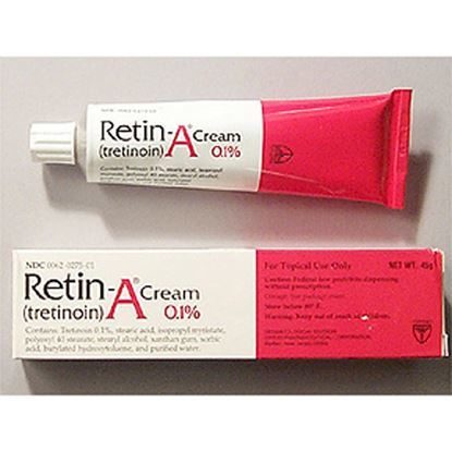 Retin-A®, (Tretinoin), 0.10%, Cream, 45gm Tube
