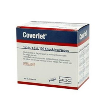 Bandage, Knuckle, 1 1/2" x 3", Sterile, Coverlet®, 100/Box