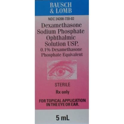 Dexamethasone, 0.10%, Ophthalmic Drops, 5mL Bottle
