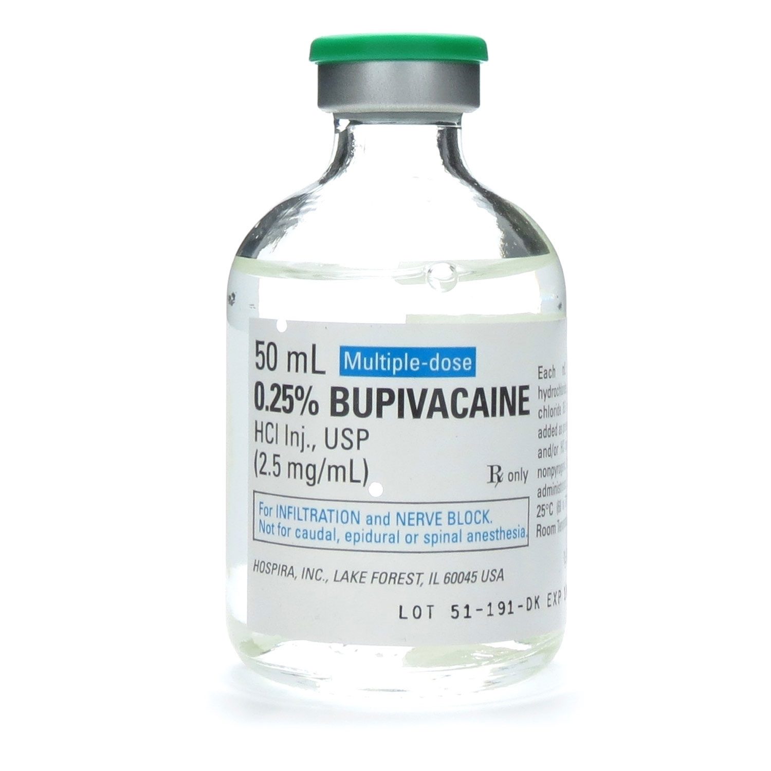 Bupivacaine 0 25 2 5mg Ml Mdv 50ml Vial Mcguff Medical Products