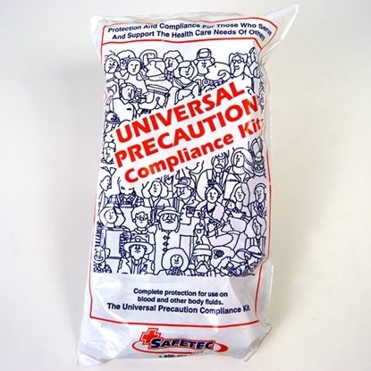 Absorbent for Blood &amp; Body Fluids Spills, Universal Precautions Compliance™ Kit, Contains Red Z™ Solidifier, Each