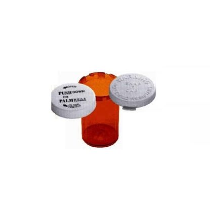 Caps only, Prescription Vial, 30-60 Dram, Child-Resistant, 100/Bag