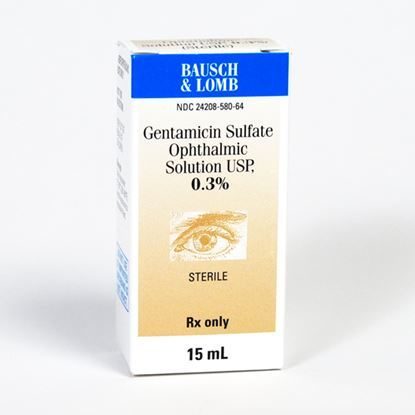 Gentamicin, 0.3%, Ophthalmic Drops, 15mL Bottle