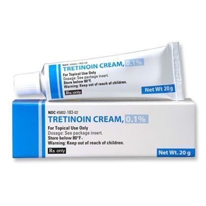 Tretinoin, 0.1%, Cream, 20gm Tube