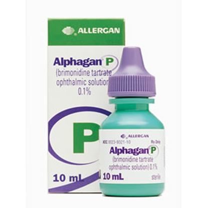 Alphagan® P, 0.15%, (Brimonodine Tartate), Glaucoma and Ocular Hypertension, Ophthalmic Drops, 10mL Bottle