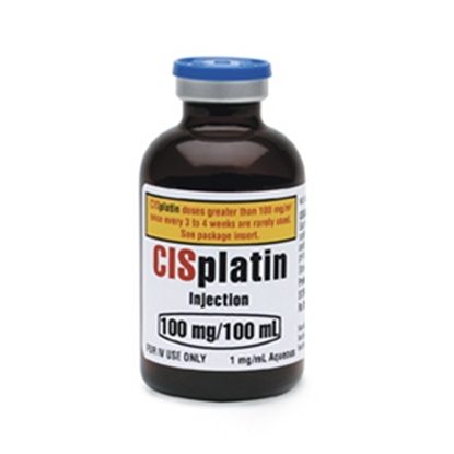 Cisplatin, 1mg/mL, MDPF, 100mL Vial
