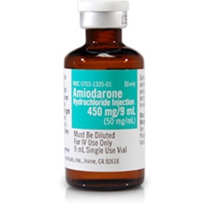 Amiodarone HCl, 50mg/mL, MDV, 10x9mL