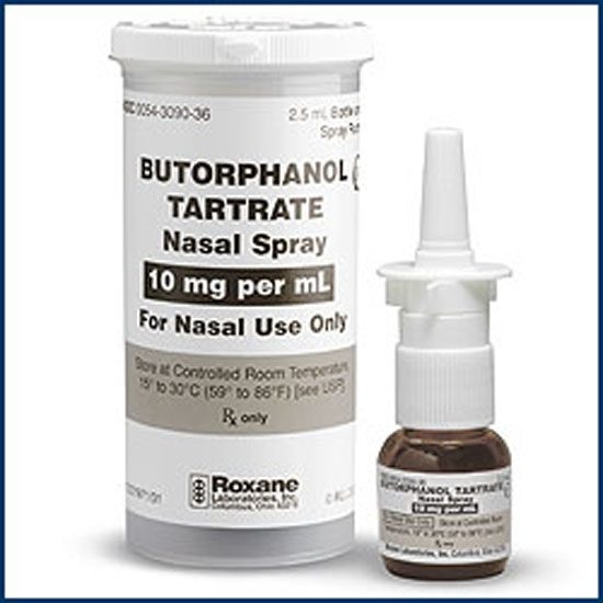 Butorphanol Tartrate, 10mg/mL, Nasal Spray, 2.5mL Bottle | McGuff .