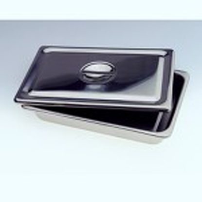 Tray, Instrument Stainless Steel, 19" x 12 1/2" x 5/8", Flat, no lid, Each  *Special order*