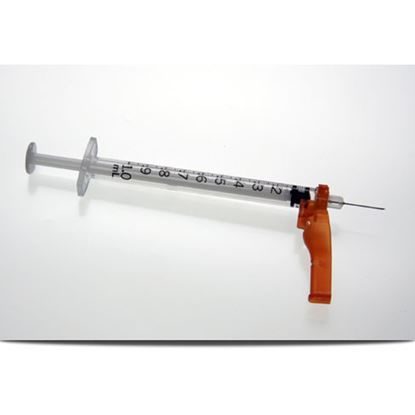 1cc Allergy Syringe, 27G x 3/8", Intradermal, Safety, SurGuard™, 1,000/Box