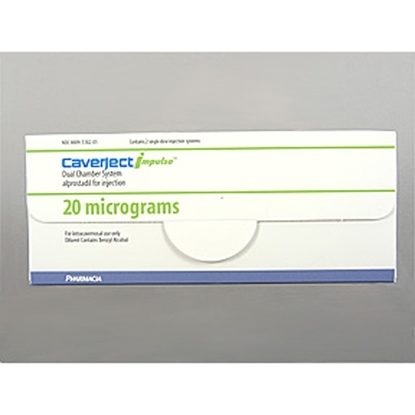Caverject® (Alprostadil) Powder 20mcg, SDV, 6 Vials/Tray
