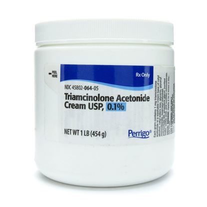 Triamcinolone Acetonide, 0.10%, Cream, 454gm (16oz)  Jar Each