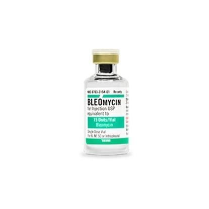 Bleomycin Sulfate Powder, 15U/Vial, SDV, 10mL Vial
