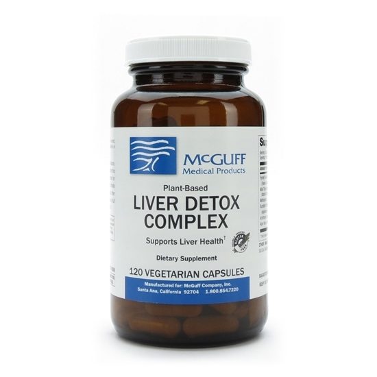 Liver Detox Complex PlantBased 120 VegicapsBottle