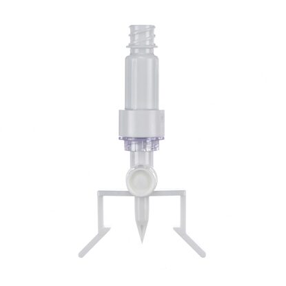 Dispensing Pin, MINI-SPIKE® with ULTRASITE® Valve and Security clip, Latex-free, DEHP-free, 50/Case
