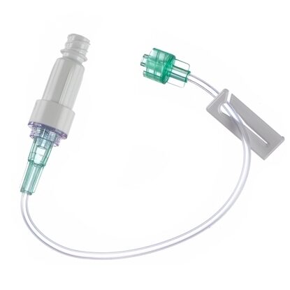 IV Extension Set, Small Bore, Needle-less Luer-Lock Ultrasite, Latex-free, DEHP-free, 8", 100/Case, Special Order