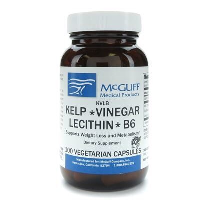 Kelp, Vinegar, Lecithin, B6 (KVLB)  Tablets Vegetarian 100/Bottle