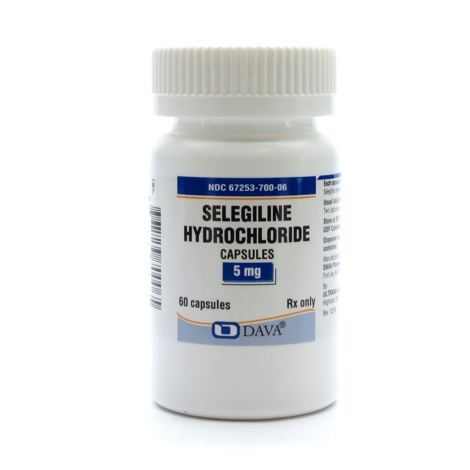 Selegiline HCl, 5mg 60 Capsules/Bottle | McGuff Medical Products