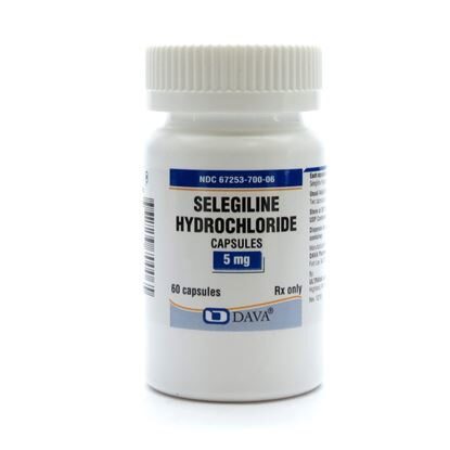 Selegiline HCl,   5mg    60 Capsules/Bottle