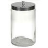 Jar Sundry Glass with Stainless Steel Lid 7 x 4 14 Without Graduations Unlabeled MediPak Each