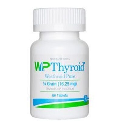 WP-Thyroid®, 1/4 Grain (16.25mg), 100 Tablets/Bottle