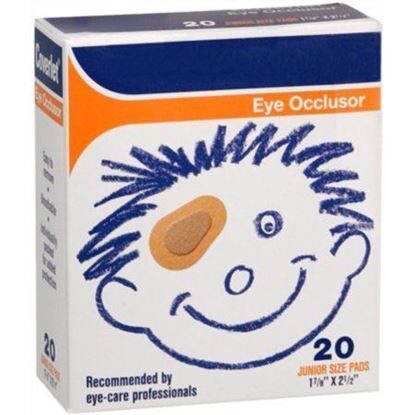 Eye Pads, Junior, Sterile, Coverlet, 20/Box