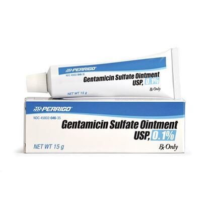 Gentamicin Sulfate, 0.10%, Ointment 15gm Tube