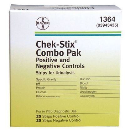 Chek-Stix Combo Pack Strips, 25 Positive/25 Negative    50/Package