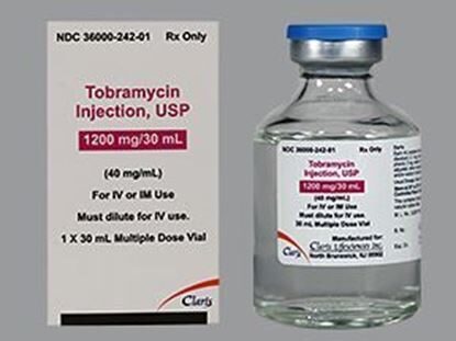 Tobramycin Sulfate, 40mg/mL, MDV, 30mL/Vial