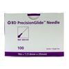 Needle 16G x  1 Disposable Regular Bevel Sterile BD PrecisionGlide 100Box