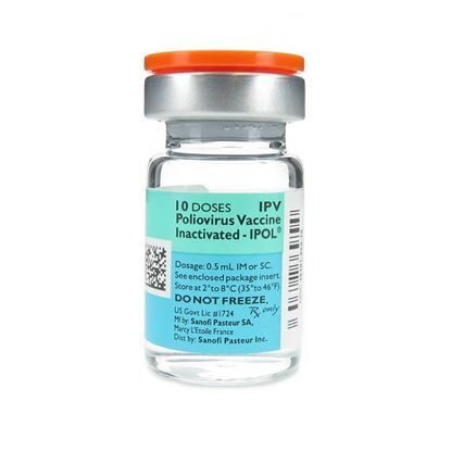 Vaccine, Polio, 10 Dose MDV, IPOL®, 5mL Vial