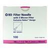 Needle Filter NonCoring 18G x 1 12 5 Micron Nokor 100Box