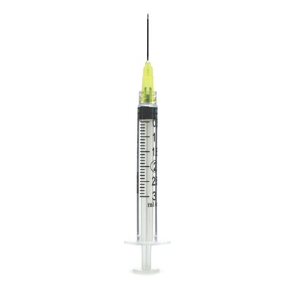 3cc Syringe, 20G x 1", Luer Lock, Exel®, 100/Box