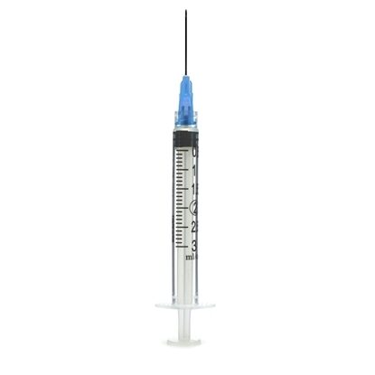 3cc Syringe, 23G x 1, Luer Lock, Exel®, 100/Box