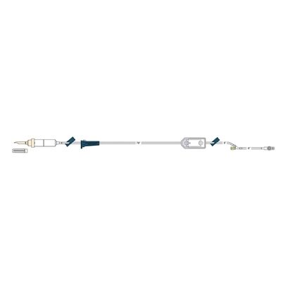 IV Administration Set, 0.2 Micron Filter, 20 drops/mL, 1 Y-Site, Latex-free, DEHP-free, 94", Non Vented, FlowStop Cap