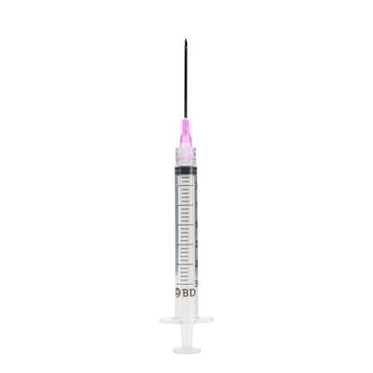 3cc Syringe, 18G x 1 1/2", Luer Lock, BD Luer-Lok™, BD PrecisionGlide™, 100/Box