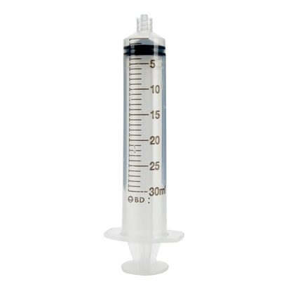 30cc Syringe, Luer Lock, No Needle, Sterile, BD Luer-Lok™, 56/Box