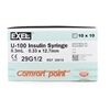 03cc Insulin Syringe 29G x 12 Exel Comfort Point  100Box