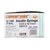 05cc Insulin Syringe  29G x 12 Exel Comfort Point  100Box