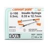 05cc Insulin Syringe  29G x 12 Exel Comfort Point  100Box
