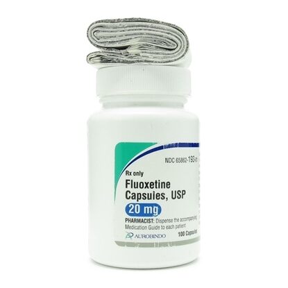 Fluoxetine HCl, 20mg, 100 Capsules/Bottle