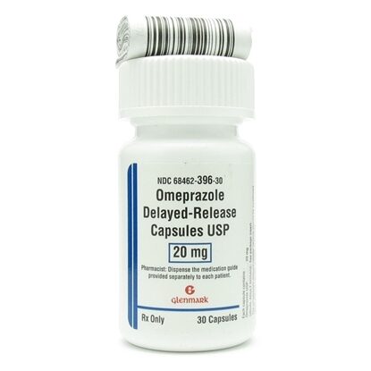 Omeprazole DR, 20mg, 30 Capsules/Bottle