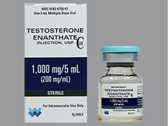 Testosterone Enanthate, [C-III] 200mg/mL, MDV, 5mL Vial | McGuff Medical  Products